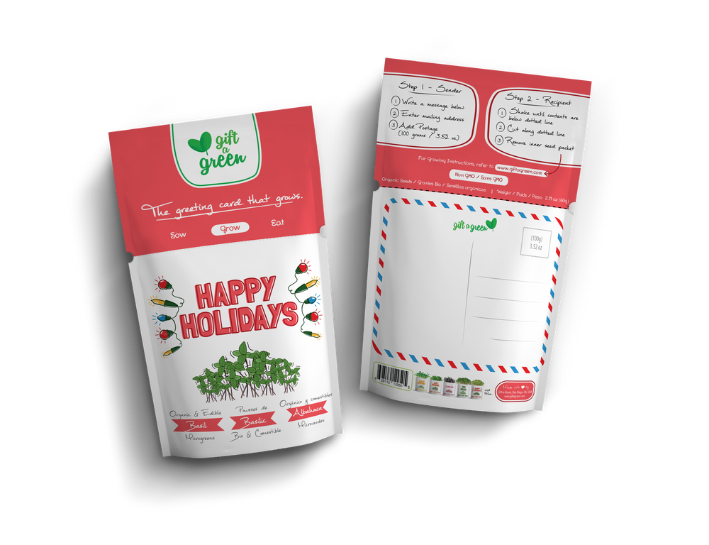 
                  
                    Happy Holidays Card | Basil Microgreens
                  
                