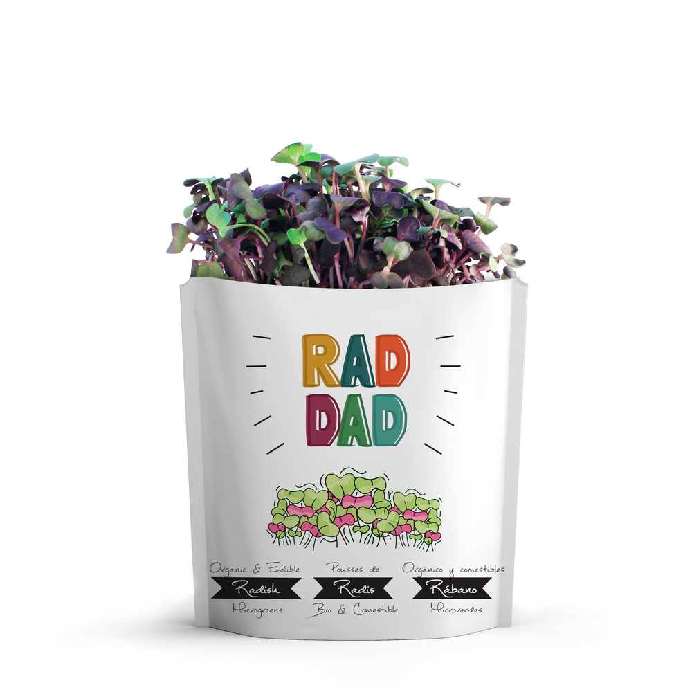 Rad Dad Card | Red Radish Microgreens